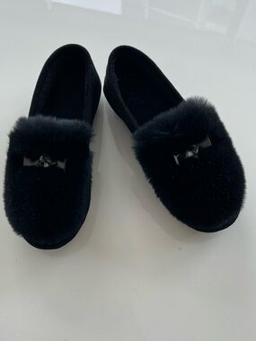 FASHION GLAMOUR Suede Sheepskin Fur Loafers  7